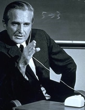 Engelbart at his 1968 
