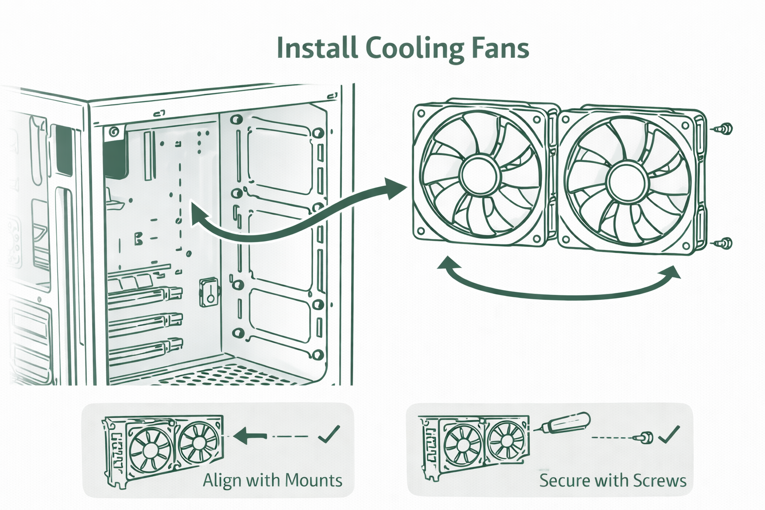 diagram installing fans