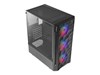 Antec NX260 Mid Tower Gaming Case - Black 