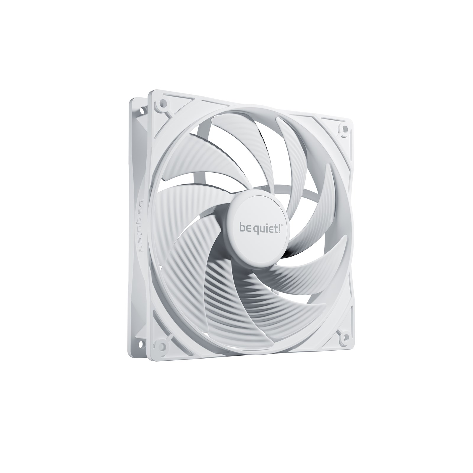 Photos - Computer Cooling be quiet! Be Quiet Pure Wings 3 PWM High Speed 140mm Chassis Fan in White BL113 
