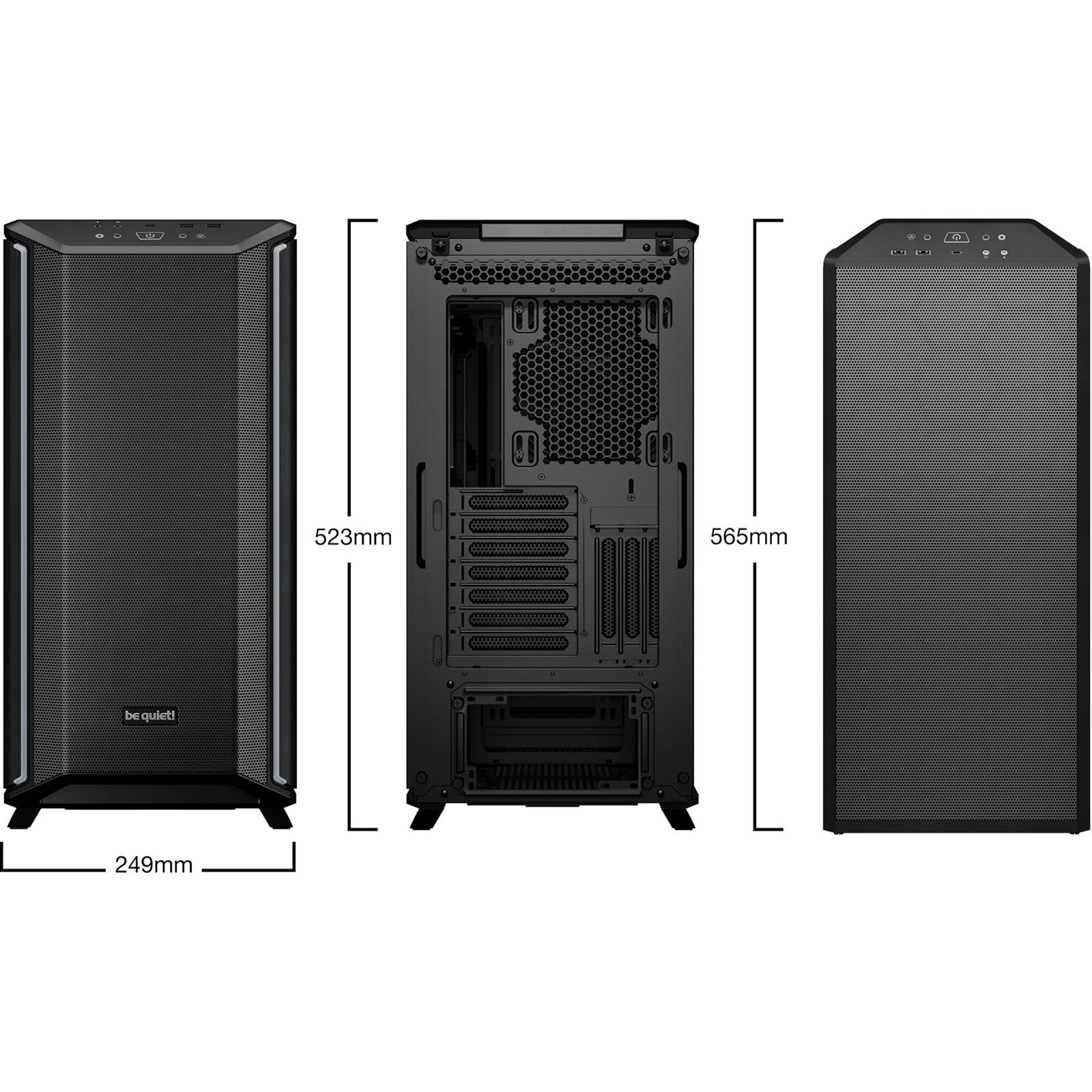 Be Quiet! Dark Base 701 Full Tower Gaming Case - Black - BGW58 | CCL