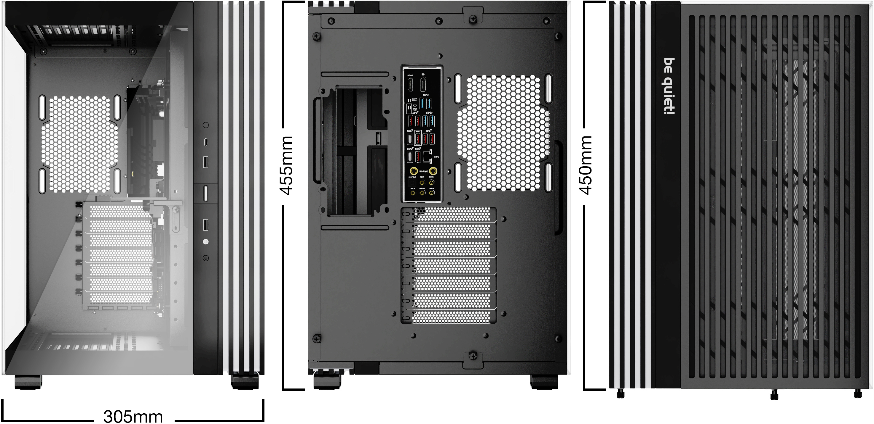 be quiet! Light Base 600 DX Mid Tower Gaming Case in Black, image 1 of 1