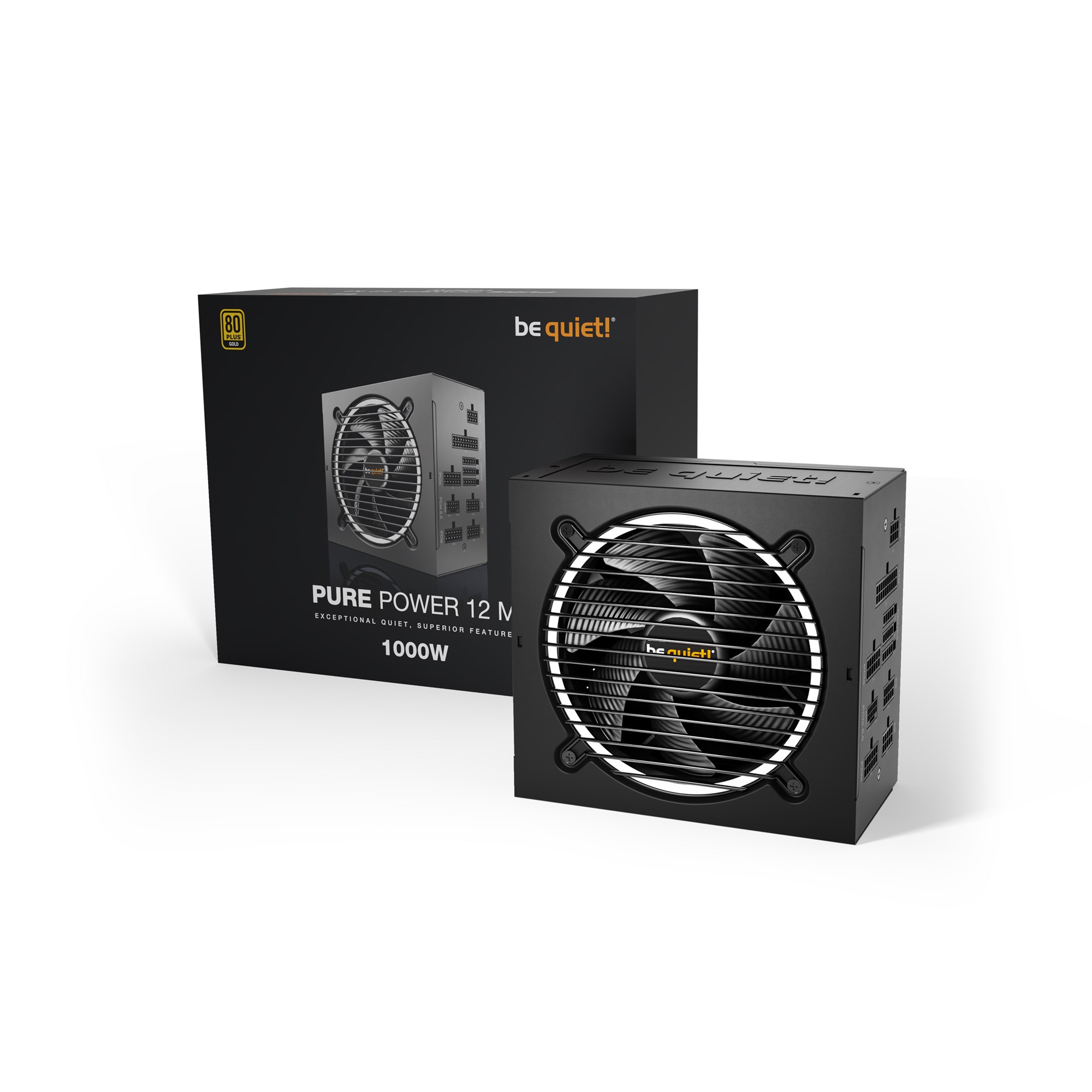 1000W Be Quiet! Pure Power 12 M Modular 80 Plus Gold PSU - BN345 | CCL
