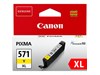 Canon CLI-571XL High Yield Ink Cartridge - Yellow, 11ml (Yield 336 Photos)