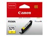 Canon CLI-571 Ink Cartridge - Yellow, 7ml (Yield 161 Photos)