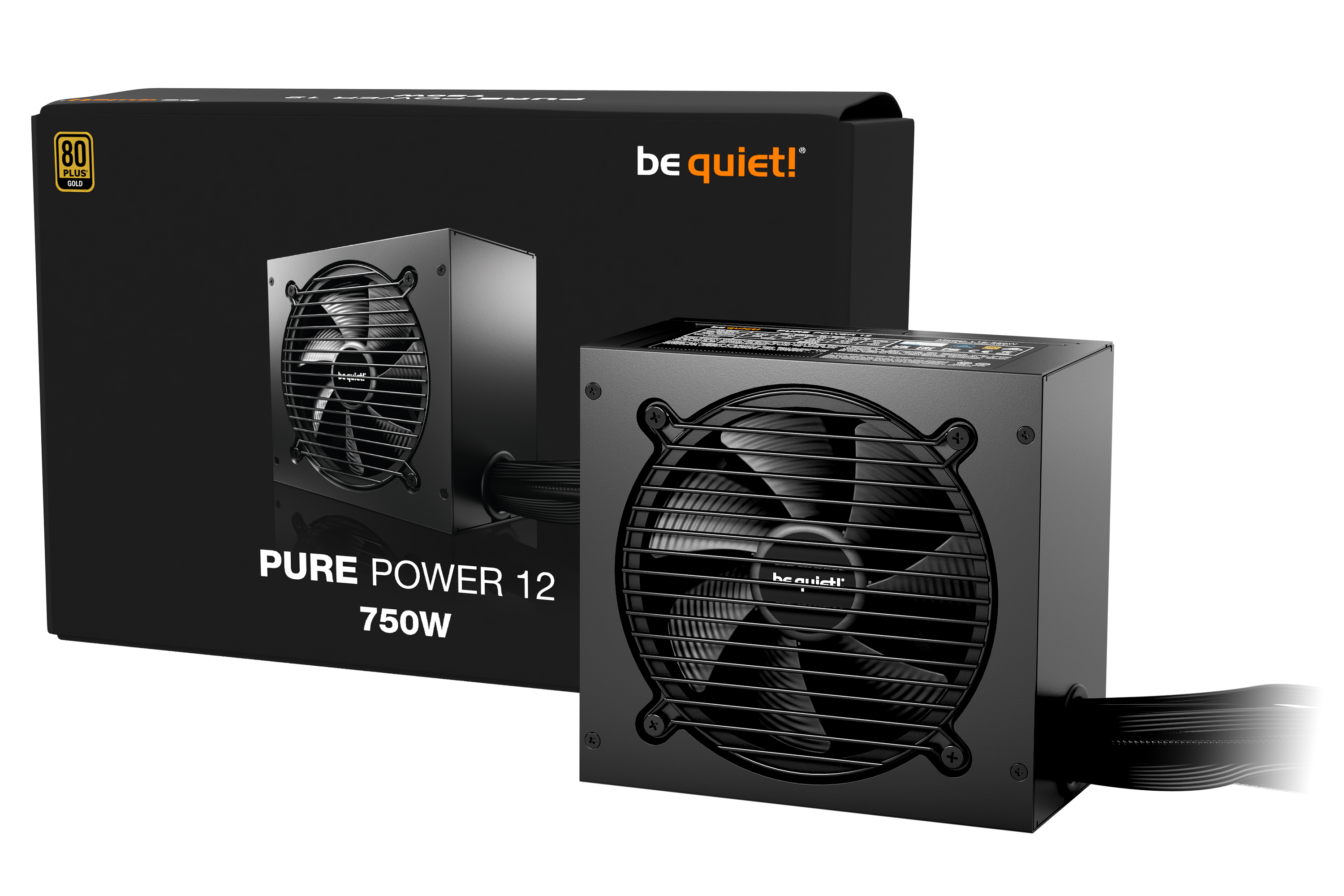 750W Be Quiet! Pure Power 12 80 Plus Gold PSU