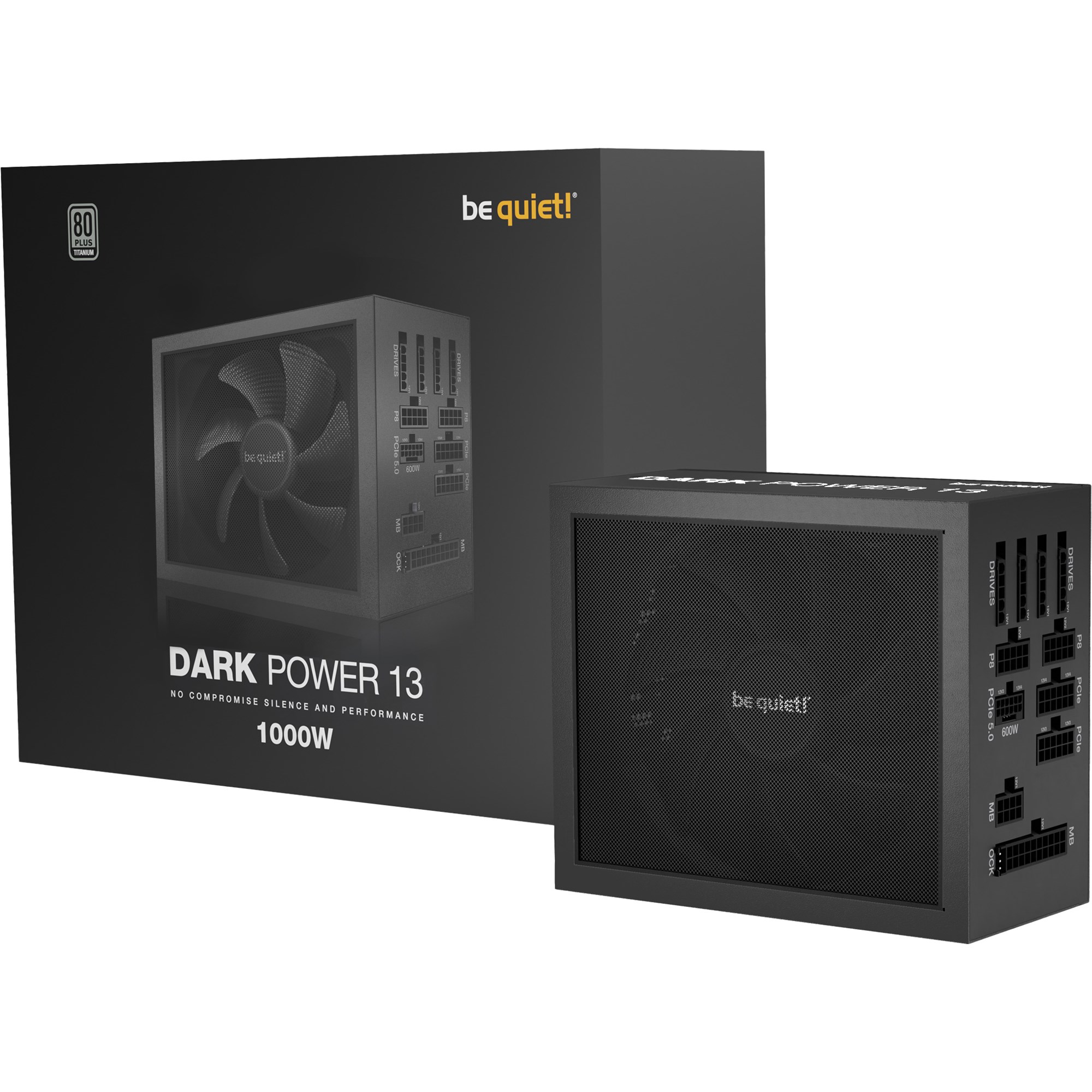 1000W Be Quiet! Dark Power 13 Modular 80 Plus Titanium PSU - BN335