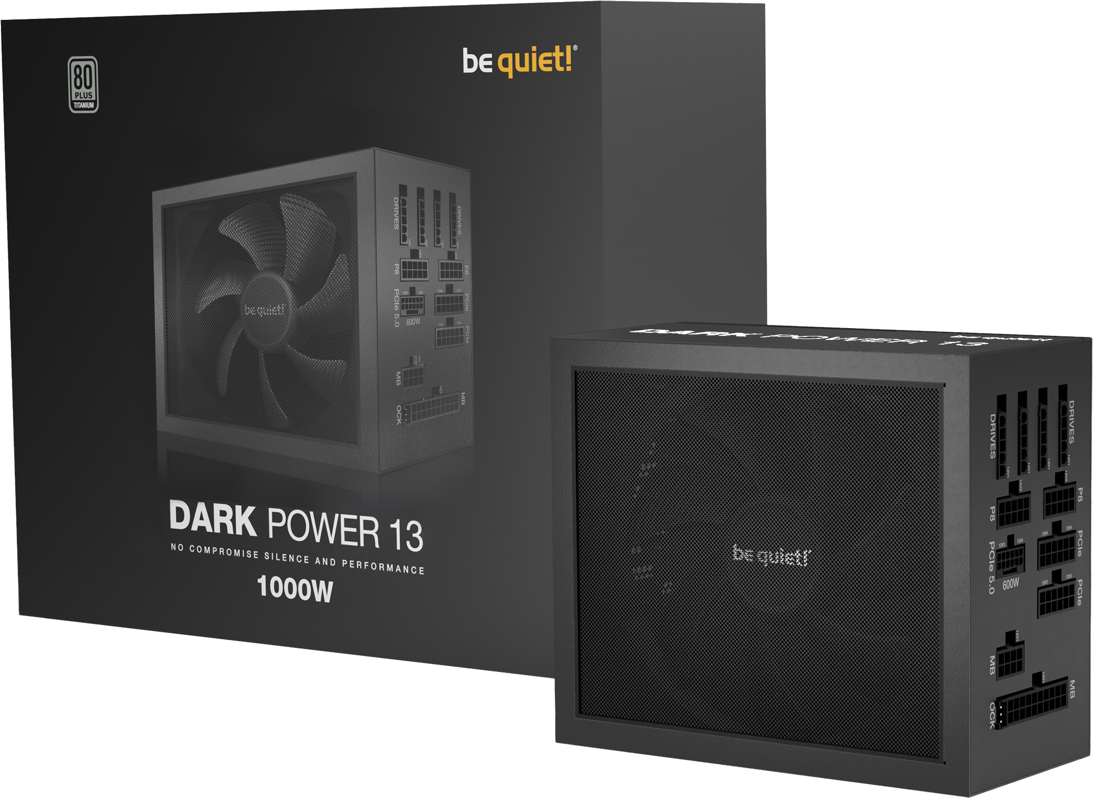 Be Quiet! Dark Power 13 1000W Modular 80 PLUS Titanium Certified ATX 3.0 PCIe 5.0 Power Supply