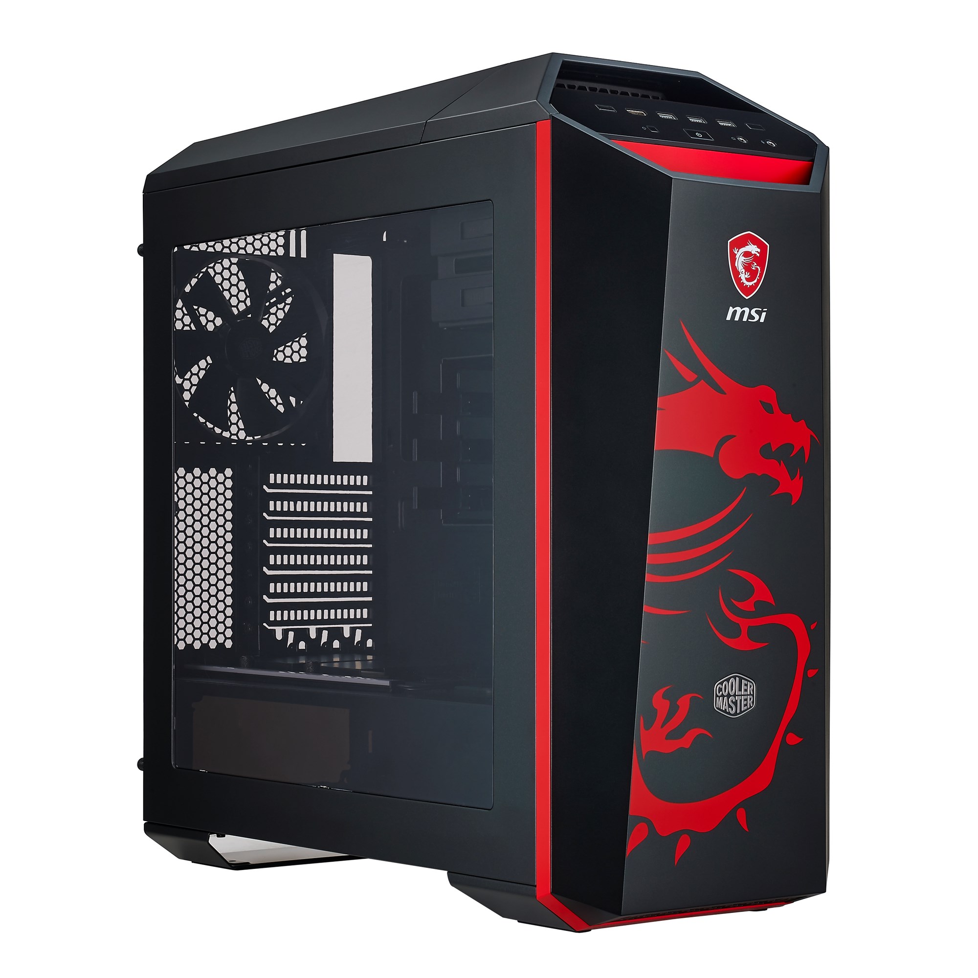 Msi Computer Case Msi Master Cooler Dragon Atx Maker Tower Mastercase ...