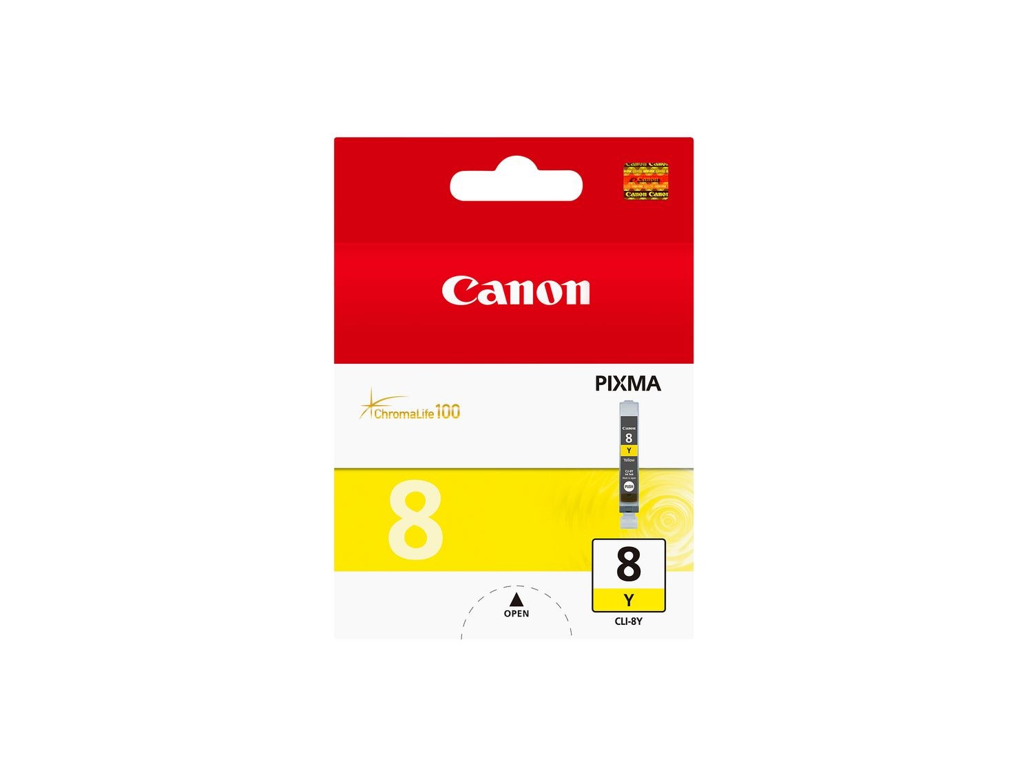 Photos - Ink & Toner Cartridge Canon CLI-8Y Ink Cartridge - Yellow, 13ml  0623B001 (Yield 280 Photos)