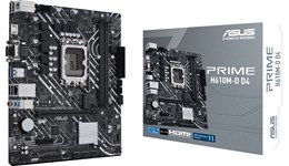 ASUS Prime H610M-D D4 mATX Motherboard for Intel LGA1700 CPUs