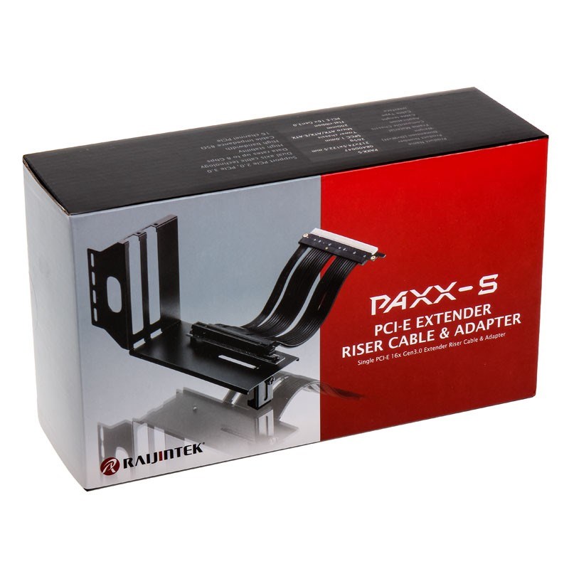 Vaccineren onderpand stel je voor Raijintek PAXX-S PCIe Gen3 x16 Riser Card Cable and PCI Slot Adapter -  0R400047 | CCL
