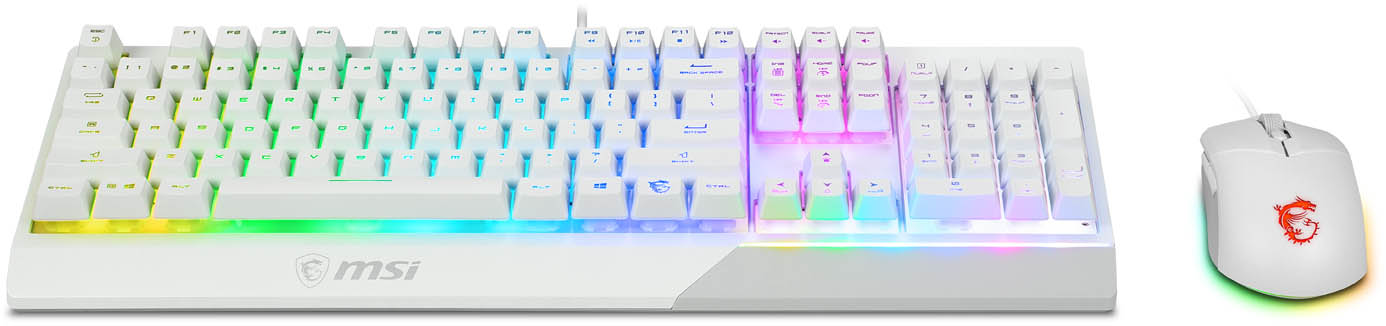MSI Vigor GK30 Combo RGB Mem-Chanical Keyboard and Mouse Bundle