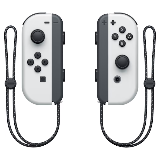Nintendo Switch OLED Console in White with White Joy-Con