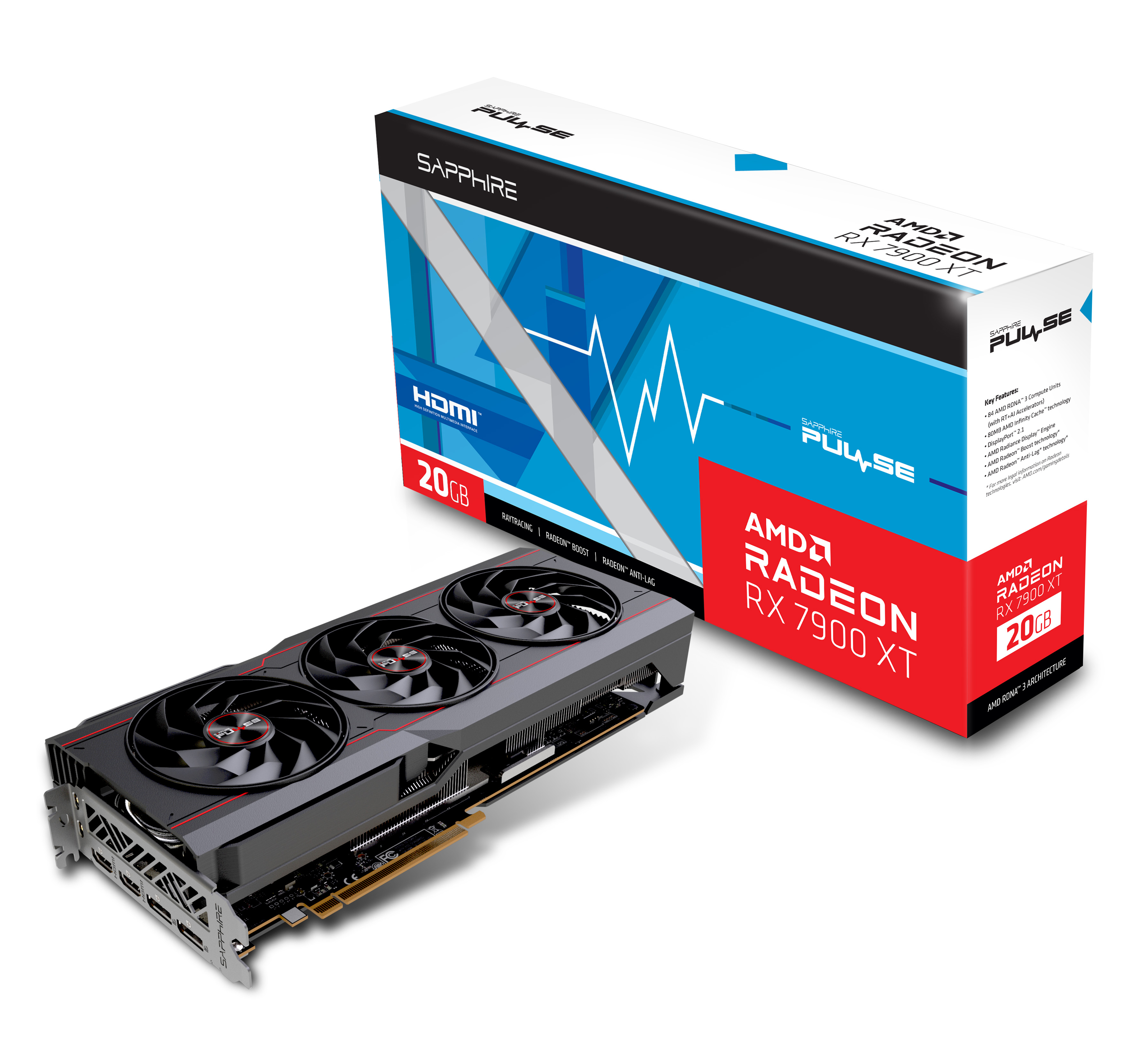 Sapphire Radeon RX 7900 XT PULSE 20GB Graphics Card - CCL Computers