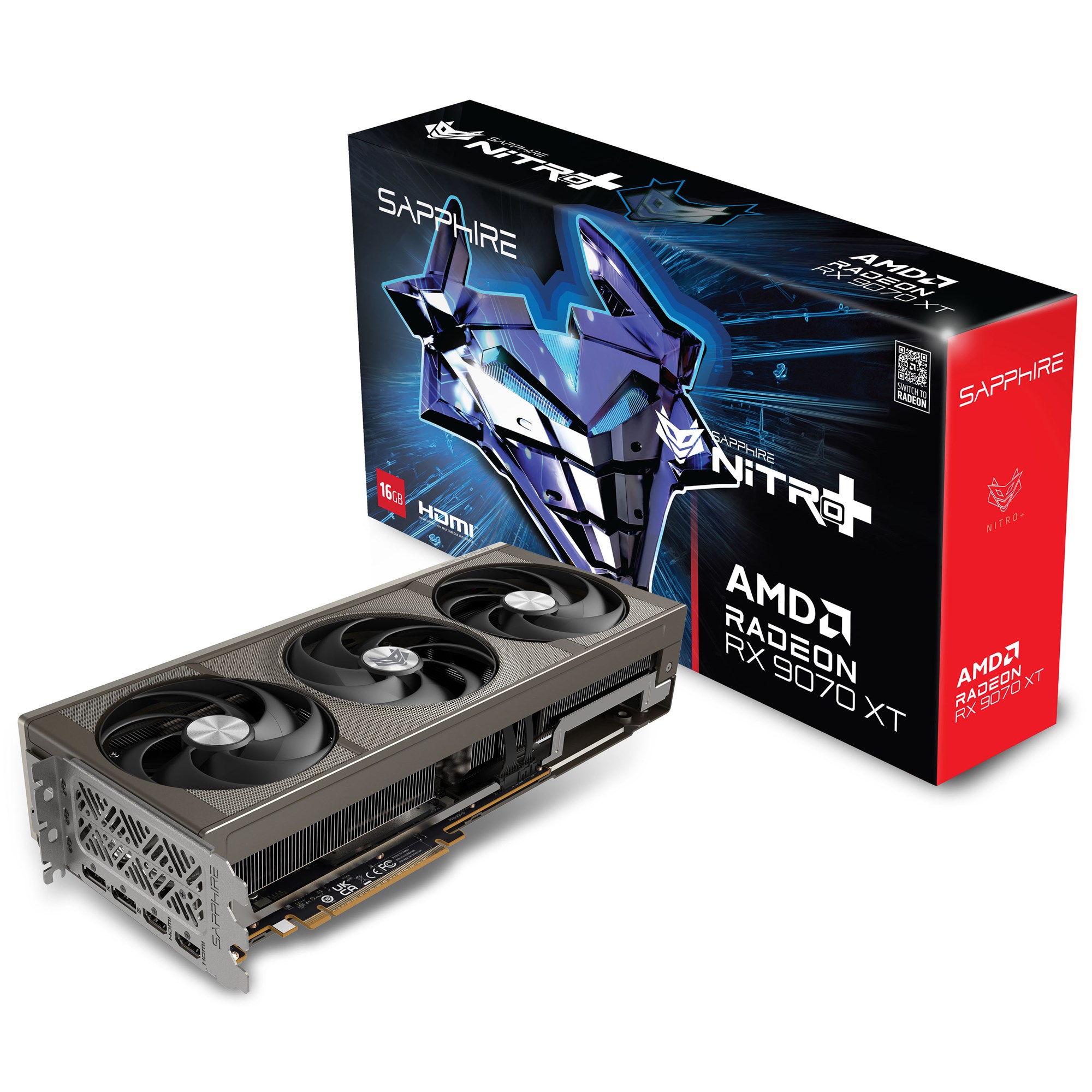 Sapphire Radeon RX 9070 XT NITRO+ 16GB OC GPU - 11348-01-20G Sapphire Radeon RX 9070 XT NITRO+ 16GB OC GPU - 11348-01-20G