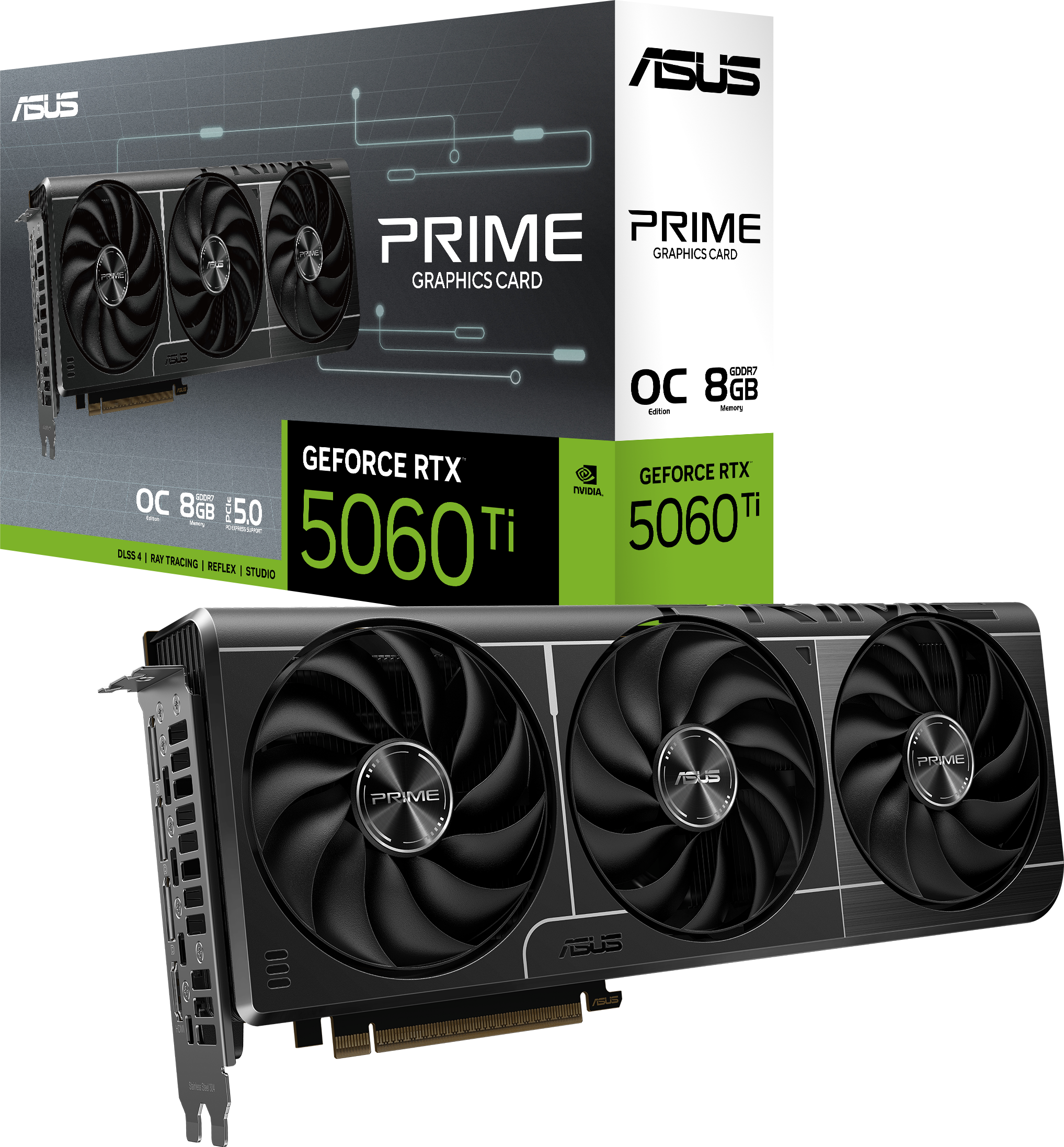 Asus Geforce Rtx 5060 Ti Prime Oc 8Gb Gddr7 Graphics Card