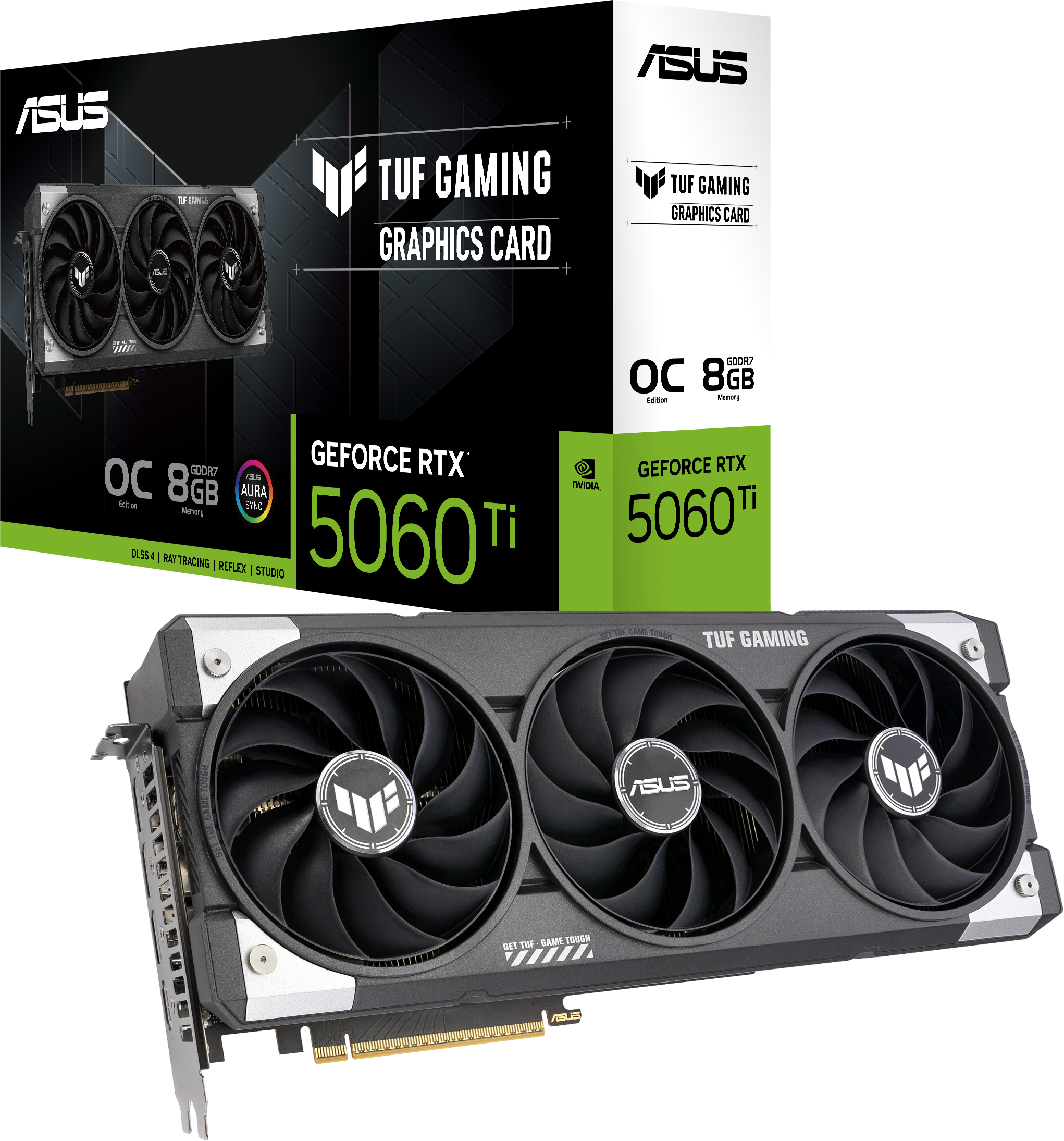 Asus Geforce Rtx 5060 Ti Tuf Oc 8Gb Gddr7 Graphics Card