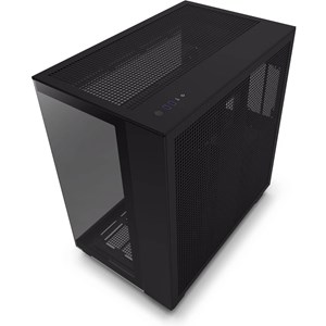 NZXT H9 Flow Dual-Chamber Mid-Tower Airflow Case in Black