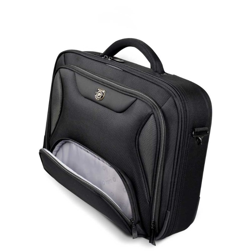Port Designs Manhattan Clamshell Laptop Case (Black) for 15.6 inch Laptop 170221 CCL Computers