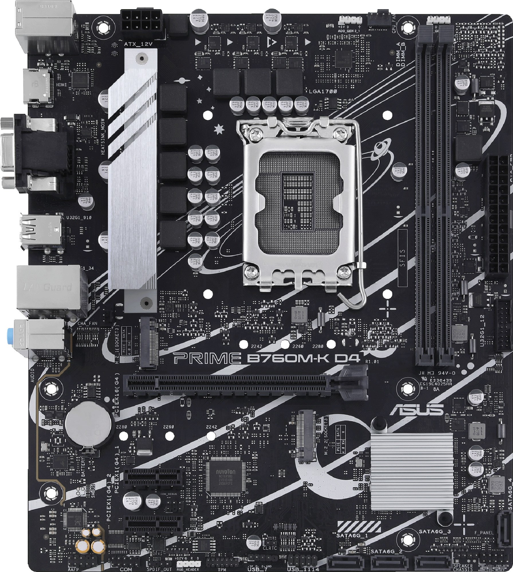 ASUS Prime B760M-K D4 Intel Socket 1700 Motherboard