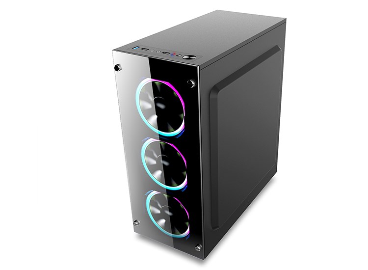 1st Player Fire Dancing V2 Gaming Case - Black - V2 | CCL Computers