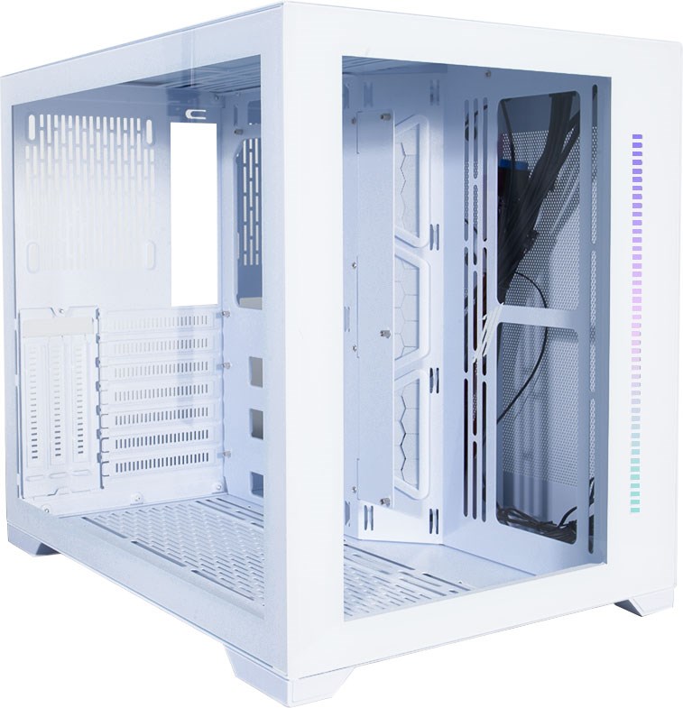Photos - Computer Case 1stPlayer 1st Player Steampunk SP7 Mid Tower Case - White SP7 White 
