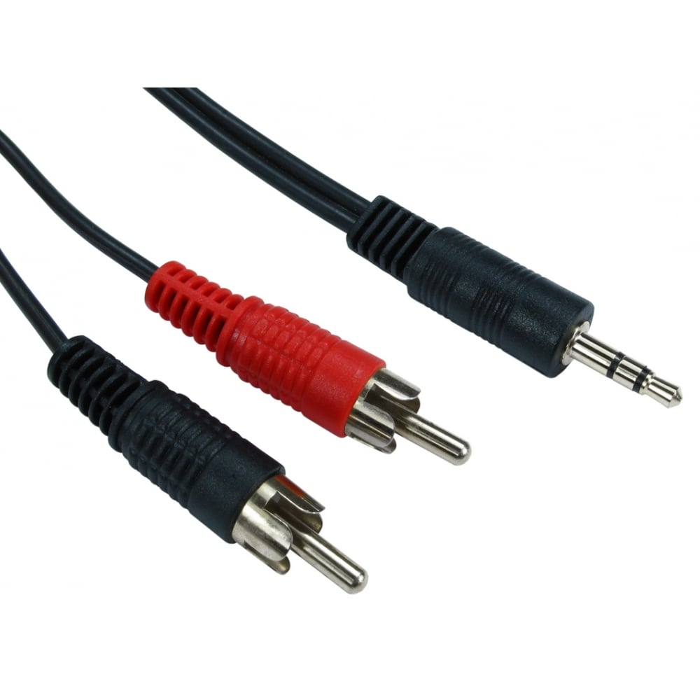 Cables Direct 3.5Mm Stereo To Twin Rca Audio Cable 5M