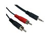 Cables Direct 5m 3.5mm Stereo to Twin RCA Audio Cable
