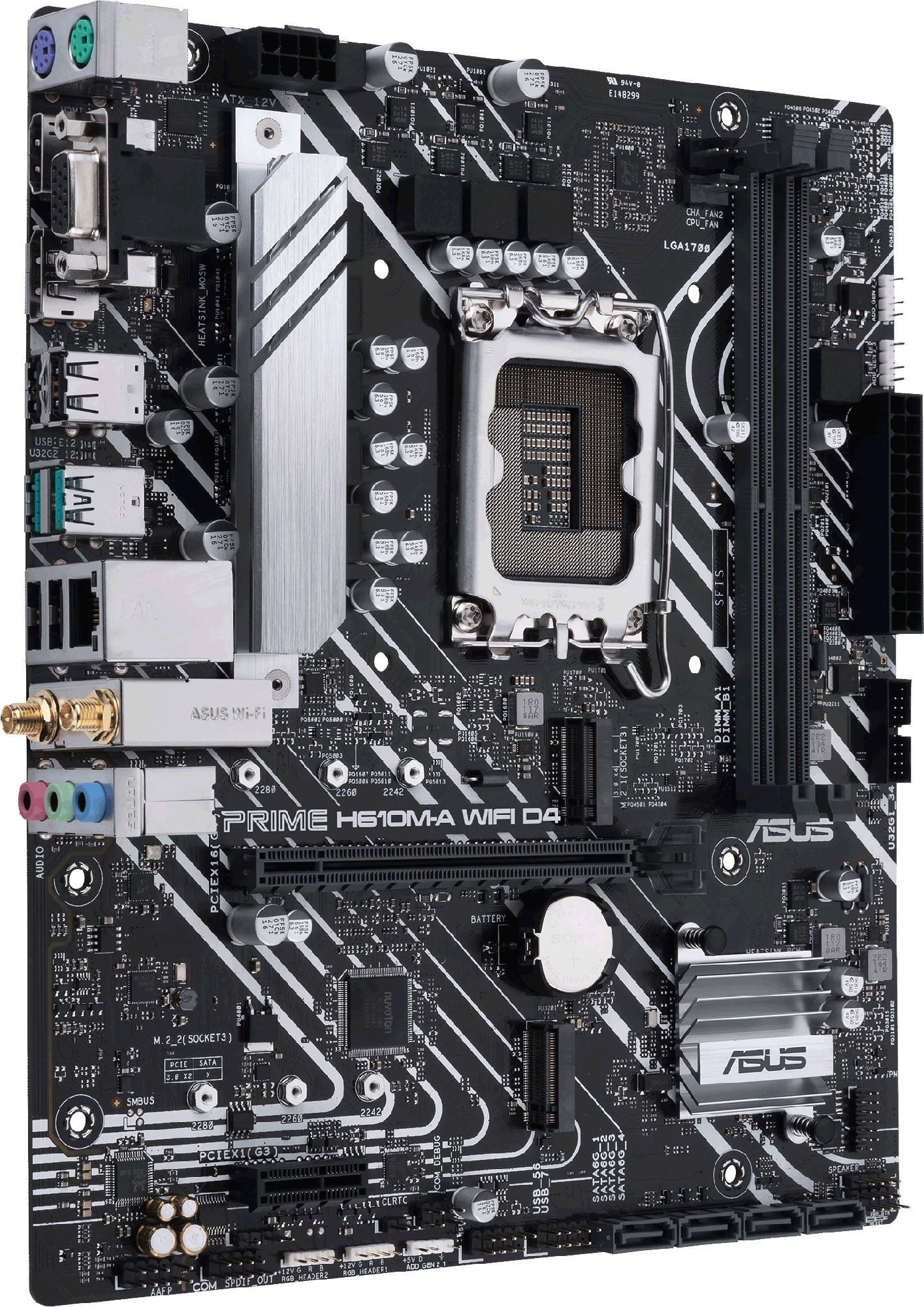 ASUS Prime H610M-A WIFI D4 Intel Socket 1700 Motherboard