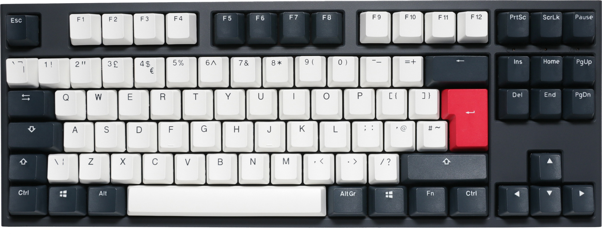 Ducky One 2 Tuxedo Tkl Mechanical Usb Keyboard Uk Qwerty Cherry Mx Red Switches Dkon17 Rukpdzzbx Ccl Computers