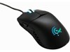 Ducky Feather Blue Edition RGB USB Mouse in Black