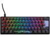 Ducky One 3 Classic Mini Mechanical USB Keyboard in Galaxy Black, 60%, RGB, UK Layout, Cherry MX Silent Red Switches