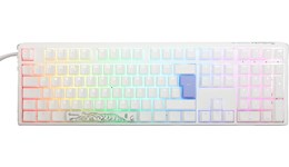 Ducky One 3 Classic Full Size Mechanical Cherry MX Brown RGB USB Keyboard - Pure White