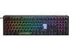 Ducky One 3 Classic Mechanical USB Keyboard in Galaxy Black, Full-size, RGB, UK Layout, Cherry MX Blue Switches