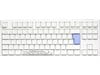 Ducky One 3 Classic TKL Mechanical USB Keyboard in Pure White, Tenkeyless, RGB, UK Layout, Cherry MX Red Switches