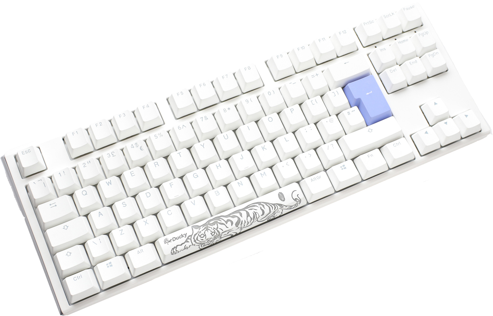 Ducky One 3 TKL size 80% 白 銀軸 Ducky One 0 size Hotswap in