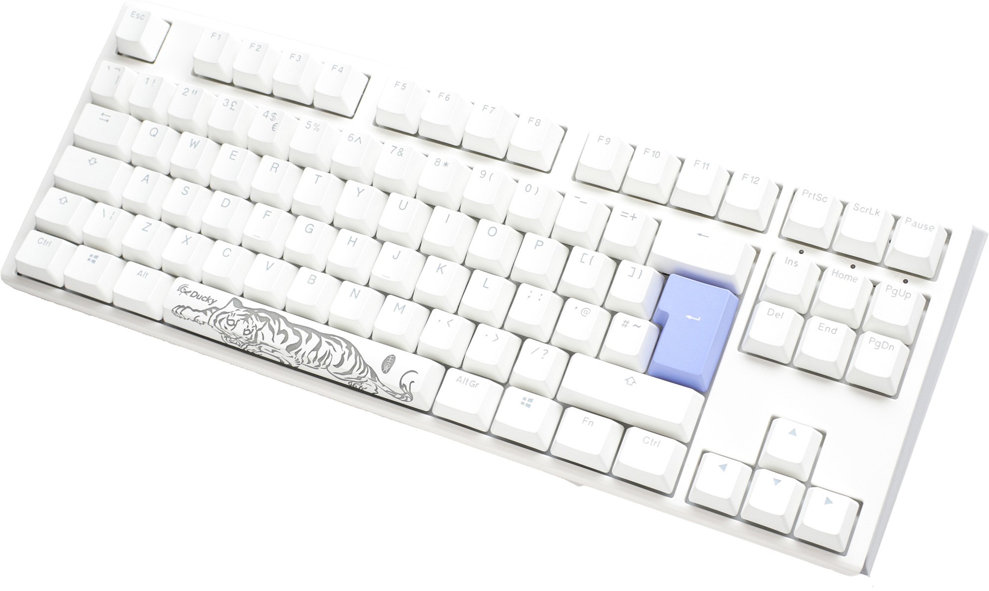Ducky One 3 Classic TKL Mechanical USB Keyboard in Pure White