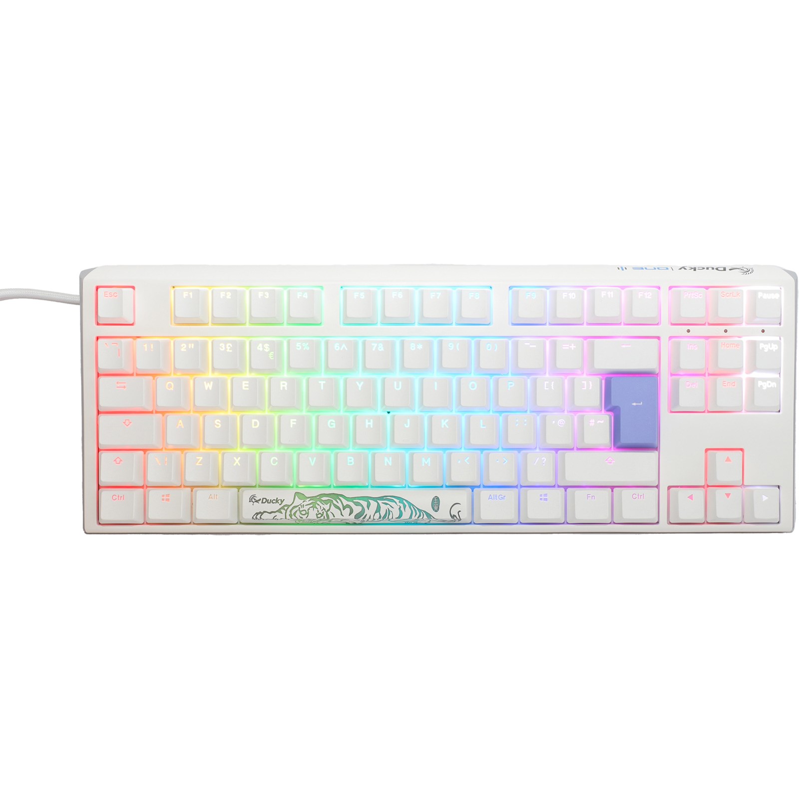 Photos - Keyboard Ducky One 3 Classic TKL Mechanical USB  in Pure White, DKON2187ST 