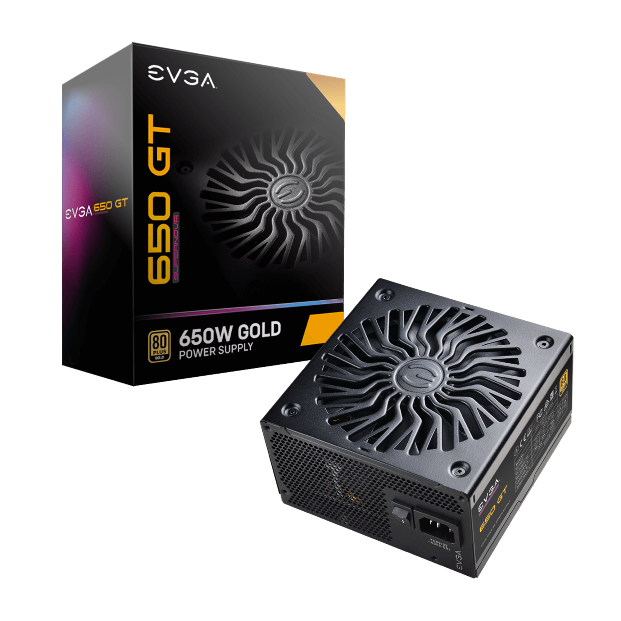 EVGA SuperNOVA 650 GT 650W Modular Power Supply 80 Plus Gold