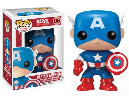 funko pop captain america bobblehead