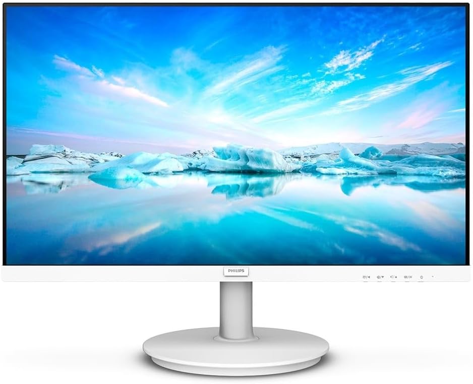 Philips Black/Dark/Blue 241V8aw 24" Full Hd Monitor - Ips, 75Hz, 4Ms, Speakers, Hdmi