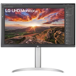 LG 27UP850 27 inch Monitor, IPS Panel, 4K UHD 3840 x 2160 Resolution, FreeSync, DisplayHDR 400, USB-C, DisplayPort, 2x HDMI inputs, USB3 Hub, Speakers