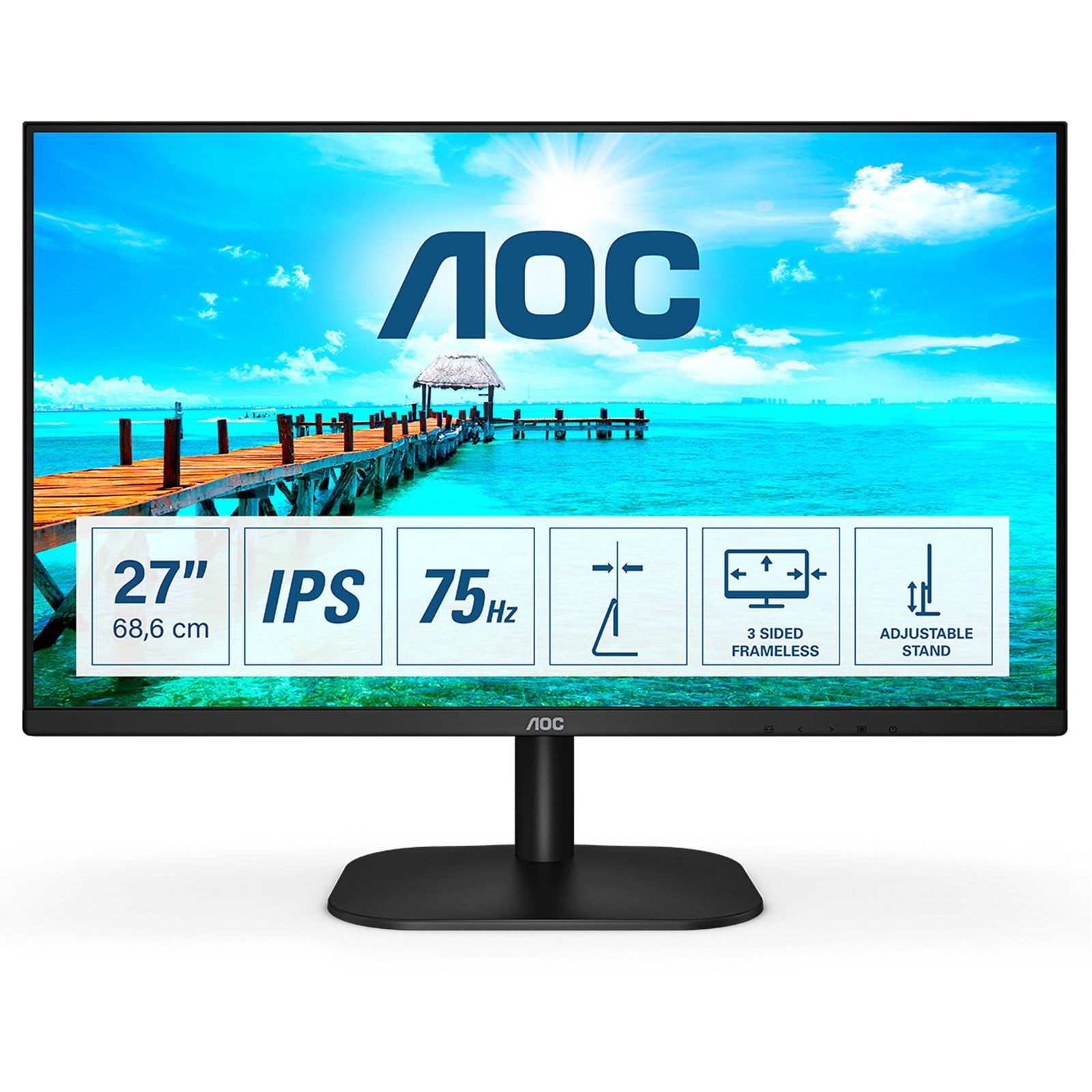Aoc 27b2da 27 Full Hd Ips 75hz Monitor 27b2da Ccl Computers Aoc 27b2da 27 Full Hd Ips 75hz Monitor 27b2da Ccl Computers