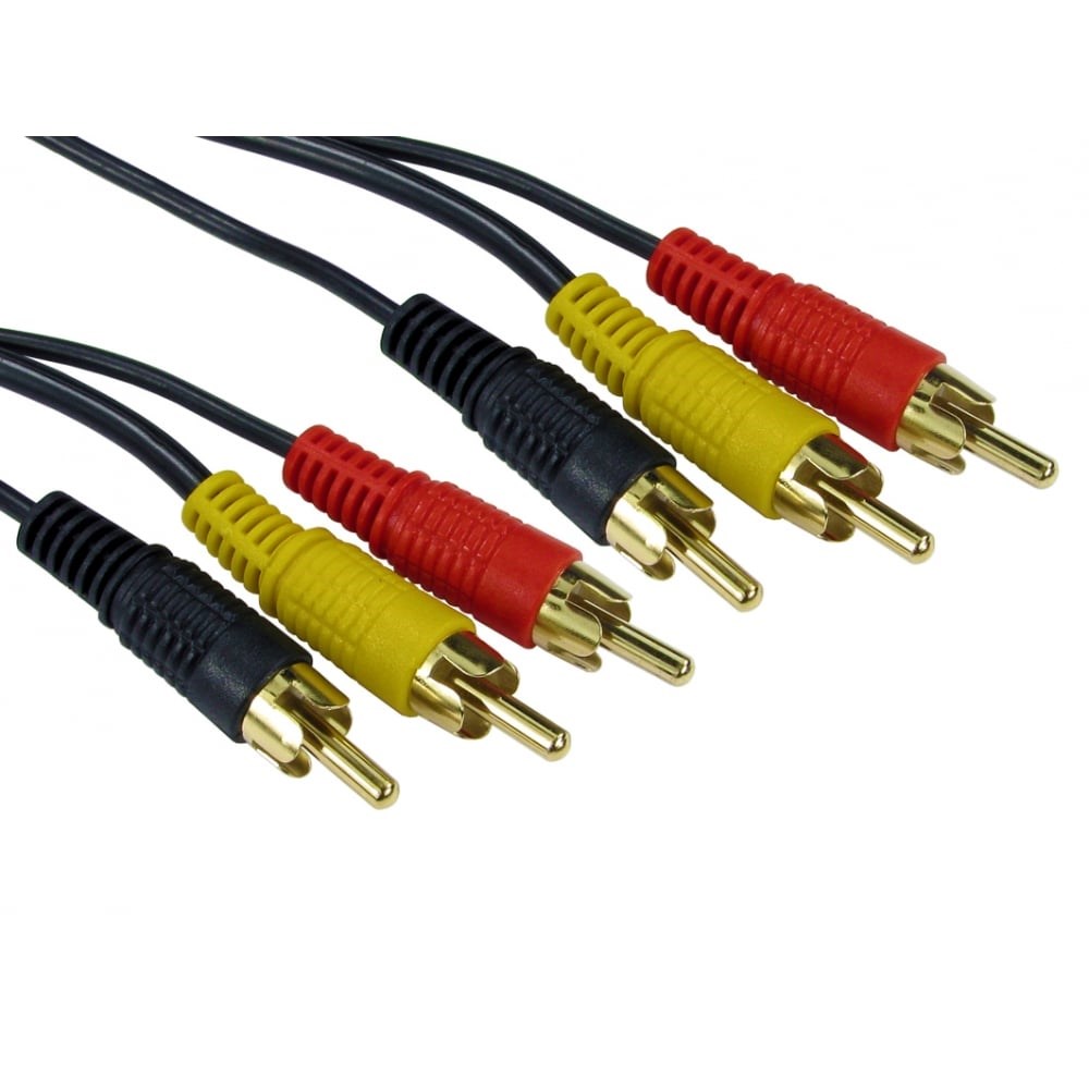 Photos - Cable (video, audio, USB) Cables Direct 3m Composite to Composite Video Cable 2RR3-03 