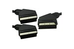 Cables Direct 2m SCART Splitter Cable