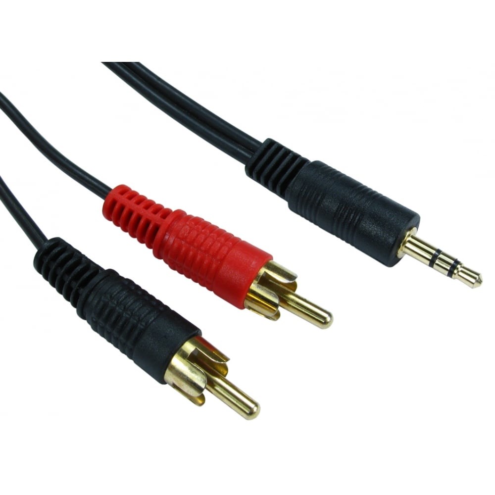Photos - Cable (video, audio, USB) Cables Direct 1.2m 3.5mm Stereo to Twin RCA Audio Cable 2TR-301 