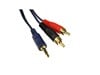 Cables Direct 20m 3.5mm Stereo to Twin RCA High Quality Audio Cable