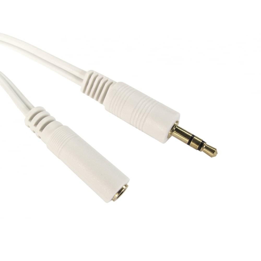 Photos - Cable (video, audio, USB) Cables Direct 10m 3.5mm Stereo Extension Cable, White 2TT-110WHT 