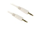 Cables Direct 2m 3.5mm Stereo Audio Cable, White